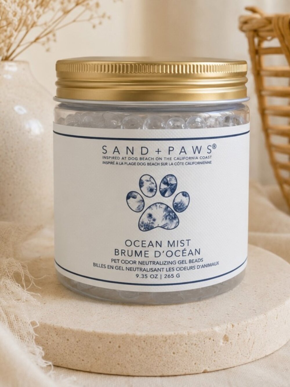 SAND + FOG (Sand + Paws) Ocean Mist Odor Neutralizing Gel Beads